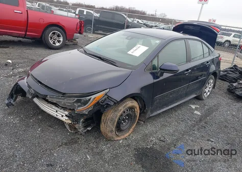 2022 Toyota Corolla Le z USA, uszkodzony, nr VIN 5YFEPMAE7NP362682